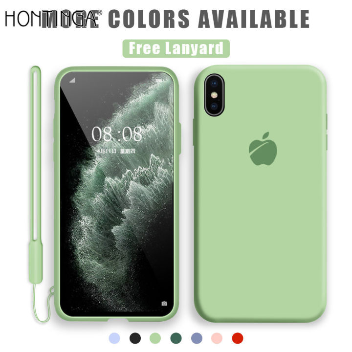 Hontinga Casing For iPhone X Xr Xs Xs Max Case Apple Liquid