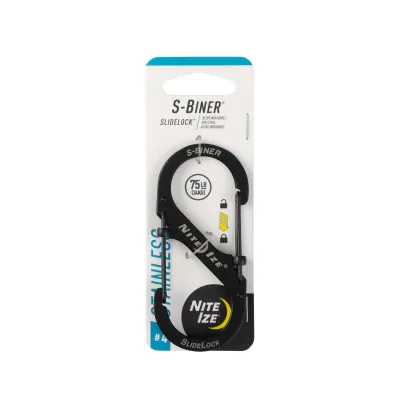 Nite Ize S-Biner Slidelock Stainless Steel Carabiner Size 4
