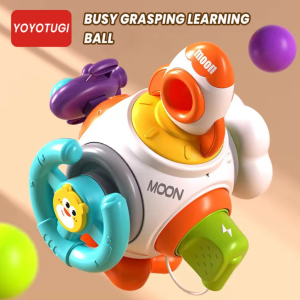 🚀Baby busy ball toddler hand grab ball baby busy board grasp training hexahedron Montessori early education educational