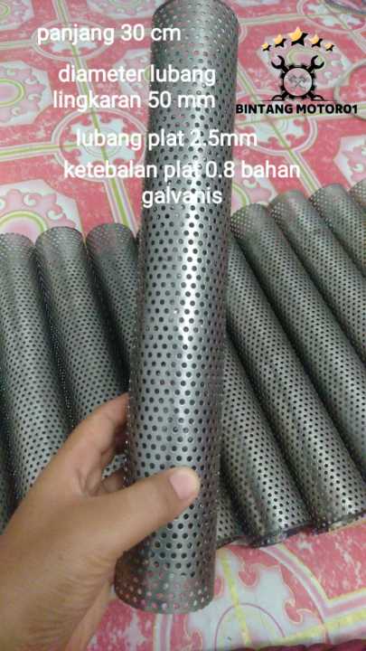 resing /bobokan sarangan/saringan knalpot MOTOR diameter 50mm/original ...