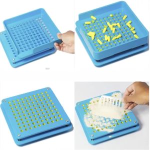 O-New 100 Holes Blue Manual Capsule Filling Machine #0 Pharmaceutical Capsules Maker DIY Medicine Herbal Powder Filler