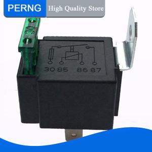 [PERNG] Tehe 12V 30A Car Auto Automotive Heavy Duty Relay 4Pin Fuse Fused On Off SPST
