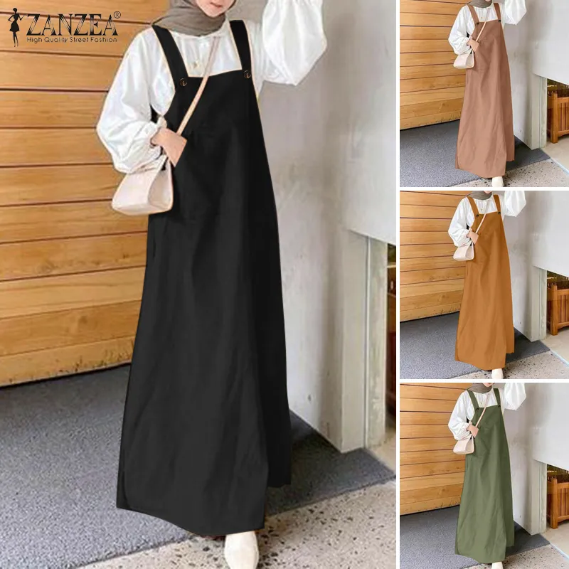 Dungaree Maxi Dress Baked Tan  Modest outfits, Modesty outfits, Muslimah  fashion