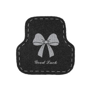 Cute Coil Car Floor Mats Full Set – Anti-Slip Waterproof Dustproof Easy Clean Universal Fit – Ready Stock