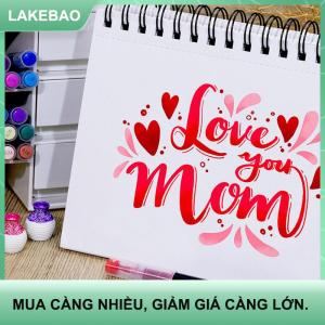 【LAKEBAO】 Trực Tiếp Chất Lỏng Acrylic Đánh Dấu Bút Sơn Bàn Chải Bút Sơn Đá Gốm Glas Gỗ Vải Làm Vẽ Graffiti Màu Bút