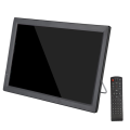 15.4” inch TFT-LED TV H.265 Portable Player DVBT-T2 Digital TV Television Monitor (HDMI/USB/RCA/AV/SD & MMC CARD READER). 