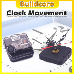 Wall Clock Mute Quartz Movement Repair Parts Replace Sets Include DIY Clock Movement Mechanism Battery Operated Clock Motor Kit with 1 Sets of Clock Hands for Clock Repair Replacement