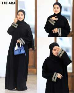 GAMIS WANITA HITAM ARAB TURKEY TAZKIAH BEST SELLER