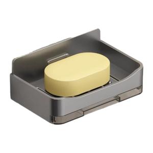 Khay nhựa đựng xà phòng tổ chức với khay thoát nước cho bồn rửa chậu rửa phòng tắm Tắm Giá lưu trữ Giá đựng miếng bọt biển nhà bếp