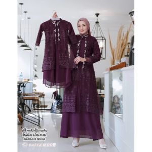Gamis Couple Ibu Anak Perempuan Yasmin Coupel Tulle Safto Mutiara Mix Ceruty Aplikasi Payet Full Puring Hyget BISA DIBELI TERPISAH Baju Muslim Seragaman Keluarga Dress Kondangan Mewah Elegan Baju Anak Cewek Kekinian Ukuran M L XL XXL 3XL Jumbo