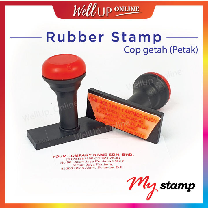 Normal rubber stamp bank account