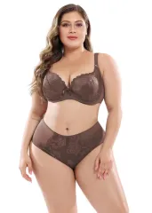 INTIMA 2024 Large Plus Size Bra and Panties Set for Women Size 36E