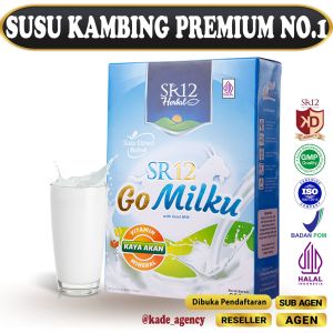 GOMILKU VANILA SR12 / SUSU KAMBING ETAWA TERBAIK DAPAT MENGATASI KOLESTEROL DIABETES ASAM URAT DLL