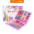 TROJOY Drawing Crayon 168 Pcs Super Mega Art Set Drawing Stasionary Kado Anak Alat Pensil Warna. 