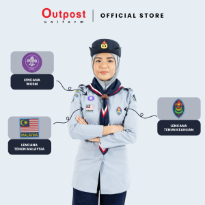 [SIAP JAHIT] OUTPOST Jacket Scout Guru Teacher /Leader Long Sleeve | Basic Accessories