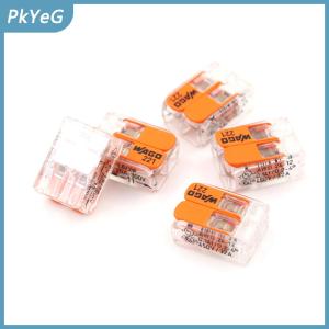 PkYeG Bán chạy 5 sản phẩm đầu nối nhỏ gọn 2 dây dẫn wago 221-412 đầu nối dây đồng 10 PK