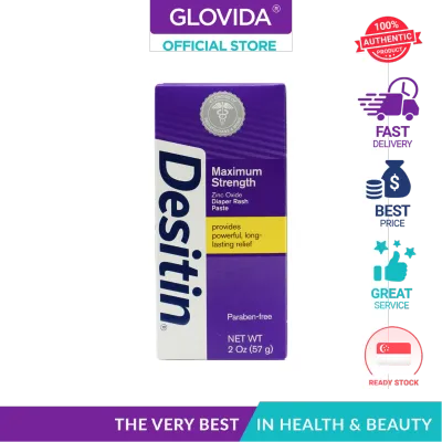 Desitin Maximum Strength Zinc Oxide Diaper Rash Paste 57g 1s | Exp: Aug-2027 | Glovida