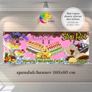 Cetak Spanduk Banner Aneka Jajanan Kue