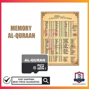 JOC Radio Speaker 30 Juzuk Al Quran Rechargeable USB & MicroSD Card Slot Radio Quran Zikir 30 Juz Ceramah