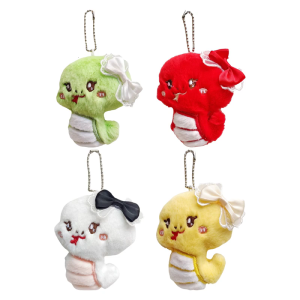 Thực tế mạnh mẽ phát ra tiếng bằng vải bông Đồ chơi rắn Keychain mềm mại và đầy màu sắc thiết kế cho trẻ em thanh thiếu niên và những người yêu động vật sử dụng