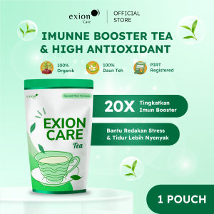 Exioncare Organic Tea Green Series | Teh Hijau Organik Tinggi Antioksidan & Imun Booster | Pouch 20 Tea Bag