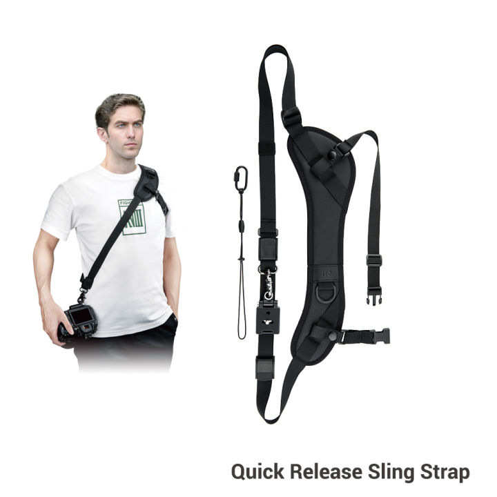 JJC DSLR và không gương lật dây đeo vai máy ảnh sang trọng dây đeo cổ