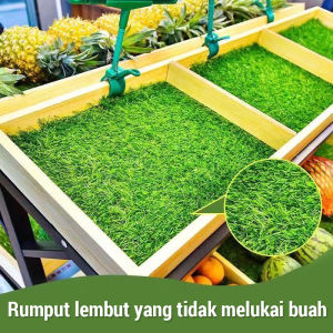 1 simulasi rumput rumput hijau rak supermarket toko buah khusus simulasi rumput rumput rak supermarket tikar pajangan