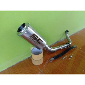 Knalpot Racing SC PROJECT TITAN NMAX AEROX FAZZIO GENIO XMAX PCX VARIO MIO SCOPY BEAT DLL