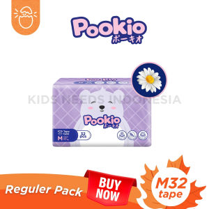 Pookio M 32 Tape Popok Bayi Anti Bocor Diapers Perekat