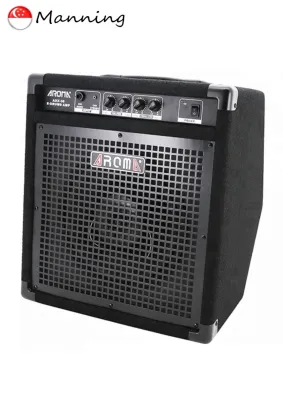 AROMA ADX30 Drum Amplifier with Bluetooth Connection (also suitable for Keyboard Bass & General Music Amplification)