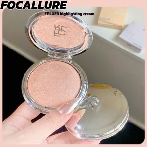 FOCALLURE Highlighter Bronzer Cream Monochrome Highgloss Giltter Long Lasting Natural Matte Concealer Contouring Makeup2026