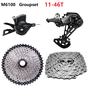 SHIMANO DEORE M6100 1x12 Speed Group SL-M6100-R Right Shift Lever RD-M6100-SGS CN-M6100 chain SUNSHINE-SZ Cassette 46T 50T 52T
