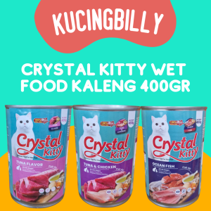 CAYANG Crystal kitty kaleng 400gr makanan kucing kaleng