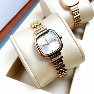 POEDAGAR Watch 100 Authentic 【 Spot Goods 】710 Fashion Trend Leisure Simple 30M Waterproof Small square watch Womens Watch