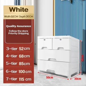 Drawer Storage Cabinet Thicken Plastic Durabox Large Capacity Wardrobe Clothes Storage Cabinet