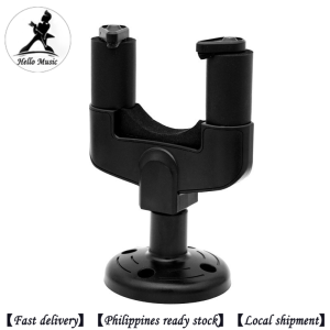 Guitar Hook Wall Mount Holder Display Stand Bracket Hanging Black Coated Protection Easy Install