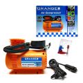 KOMPRESOR ANGIN MINI / Orange Kompresor Angin Mini - Dc 12V Mini Air Compressor / kompresor angin mini elektrik / compressor mini / Pompa Angin Mini Untuk Ban Mobil 12V. 