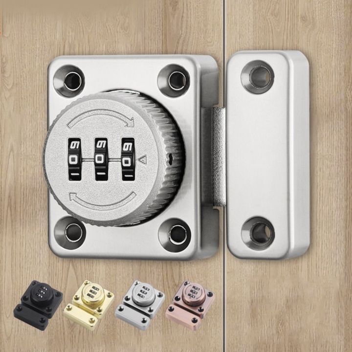 BHHH Security Protection Combination Password Door Lock Sliding Bolt ...