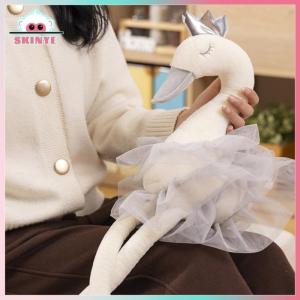 Skinye ✨Ready Stock✨ Kawayi Cute Phim hoạt hình thiên nga sang trọng búp bê dễ thương ngọt ngào công chúa vương miện Thiên Nga sang trọng Đồ chơi thú nhồi bông búp bê đồ chơi đáng yêu gối mềm trang trí nhà