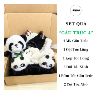 Set Quà Sinh Nhật Hải Ly LINDO Set Quà Hot Trend Tặng Bạn Gái Các Dịp Đặc Biệt Sinh Nhật 8/3 20/10 Valentine Cột tóc Kẹp tóc Móc khóa cute...
