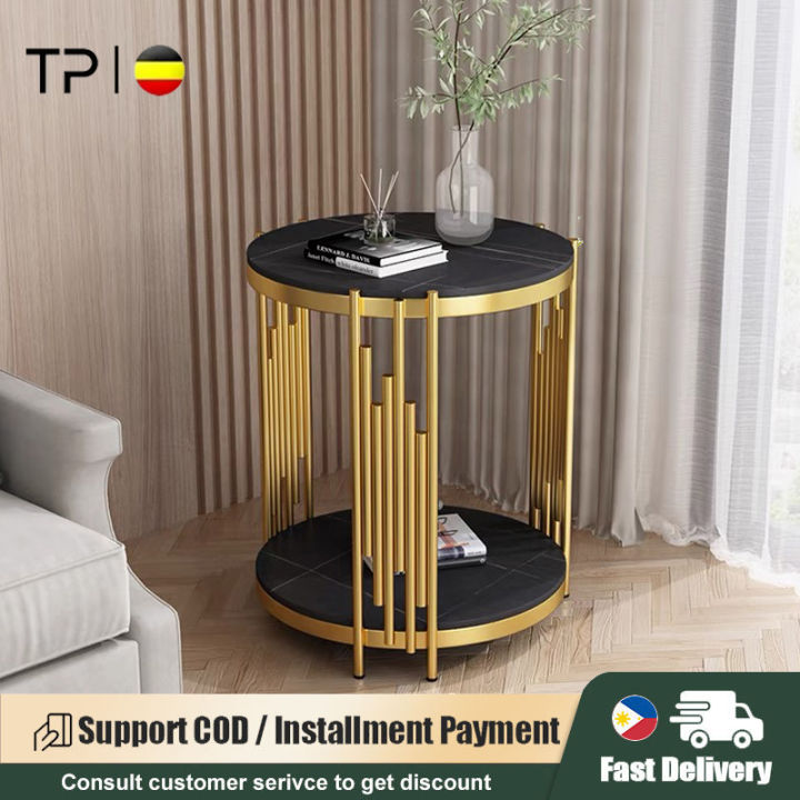 TP Metal Coffee Table Nordic Simple Iron Tea Table Corners Table Living ...