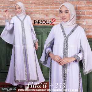 Grosiran Gamis Mewah Import Abaya Abaya Terbaru 2024 Wanita Arab Hitam Jersey Mix Ceruti Terbaru 1199/253
