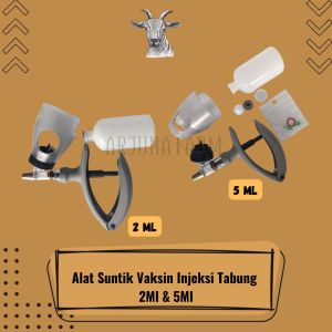 Alat Suntik Vaksin untuk Ayam Domba Sapi 5Ml Otomatis