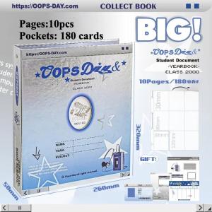 Shiny Silver Photocard Album with 180 Pockets Retro Y2k Style Photo Binder 3 Inch Kpop Idol Small Card Collection Book 2024 New