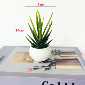 【On Sale】Simulation Potted Plant Artificial Perfect Plastic Display Mold Bonsai for Home Decor