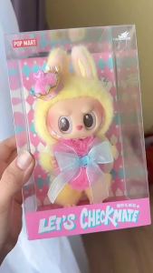 Pop mart LABUBU Chess Adventure Series Queen Hanging Card Yellow Series New Vinyl Plush Doll