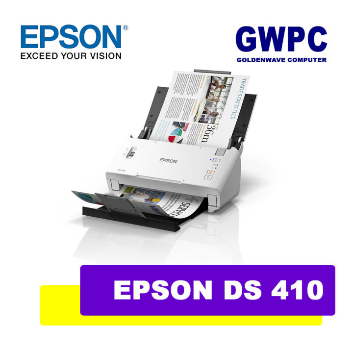 Epson WorkForce DS-410 Duplex Sheet-fed Document Scanner DS 410 DS410 ...