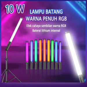 Zkeezm 20W RGB Handheld Stick Light LED Lampu Studio Video with 20 Effects for Party Vlog Youtuber / Live Tiktok