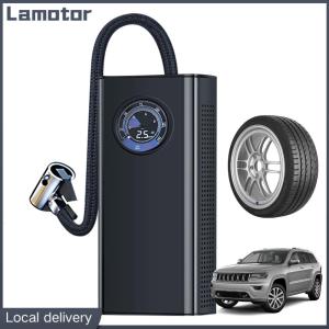[Vktech] 7.4V Tire Inflator Cordless & Handheld Portable Air Compressor with Pressures Gauge Portable Air Pump for Car Motorcycle Balls and Bicycle