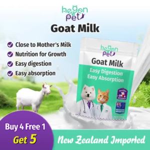 Buy 4 Free 1 Hegen  Natural Goats Milk For Supplement Apite Booster For Dogs Puppy Kitten Cats